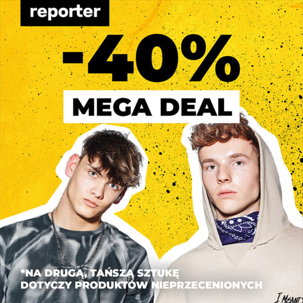 Reporter: -40% na drugą tańszą sztukę