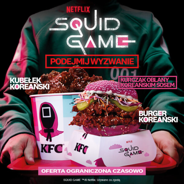 Zestaw KFC i Squid Game dostępny w Polsce!