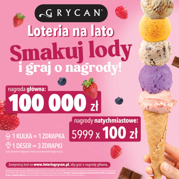 GRYCAN Loteria na lato!
