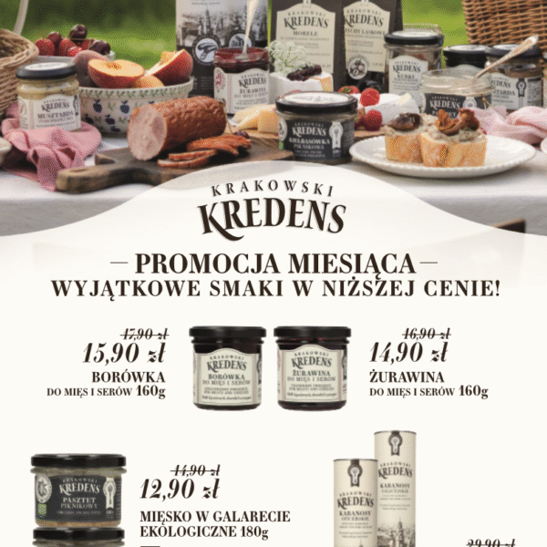 Krakowski Kredens – promocja miesiąca