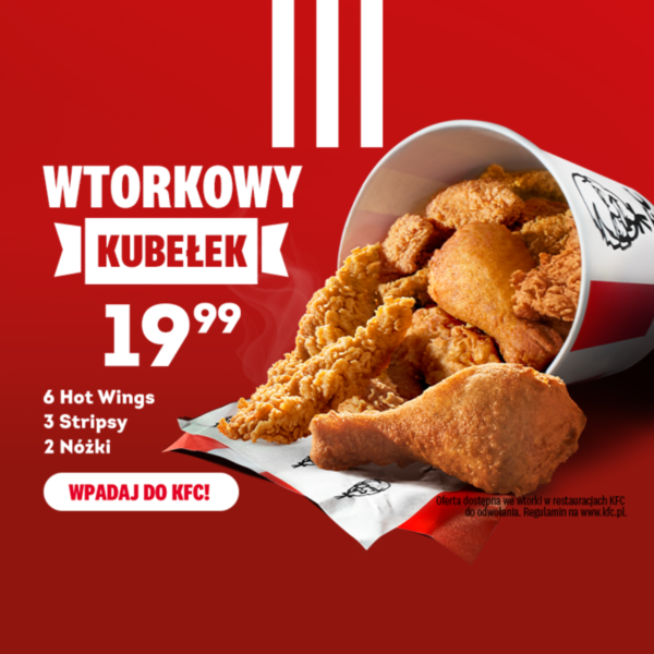Wtorkowy Kubełek wraca do KFC 12 maja