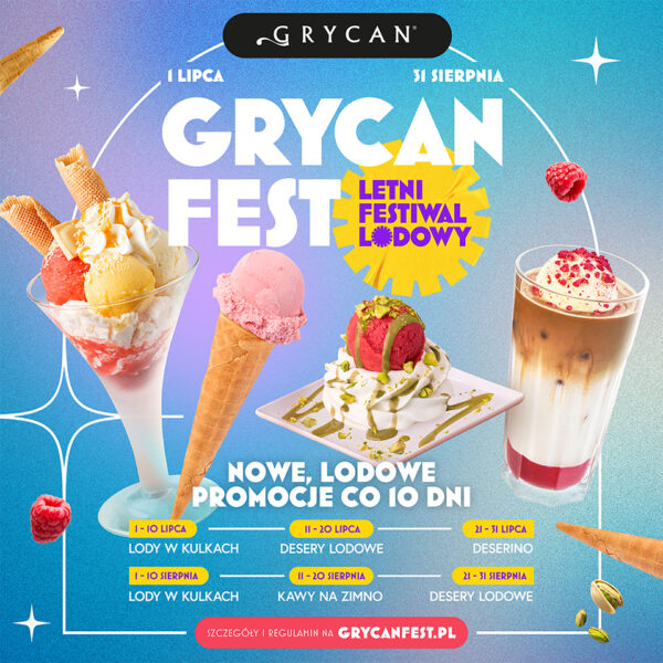 Grycan Fest – Letni Festiwal Lodowy wystartował!