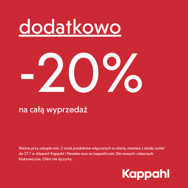 Kappahl: -20% na całą wyprzedaż